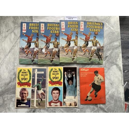 427 - Football Card Complete Sets: All in small albums to include 4 sets of the Ace Album of Britains Foot... 