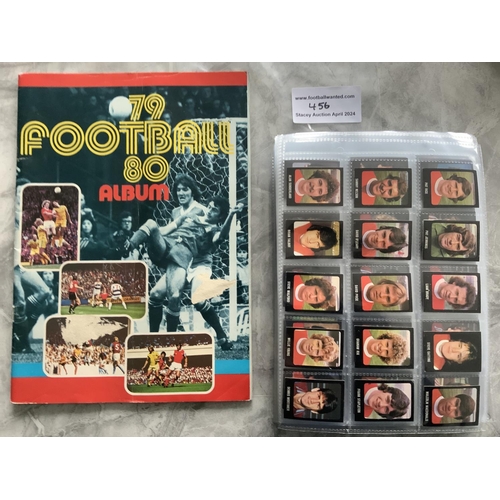 456 - 1979 Transimage Football Card Set + Album: Complete set of 528 cards in excellent condition plus an ... 