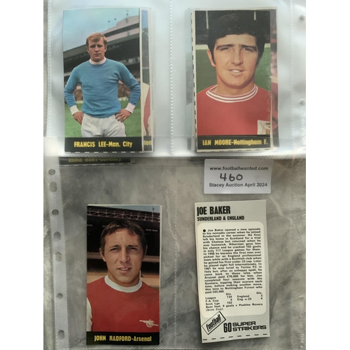 460 - Super Strikers Football Cut Outs: Complete set of 60 which were cut out from the Football Supporter ... 