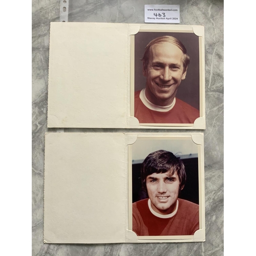 463 - Best + Charlton Rare Manchester United Football Cards: Rarely seen Nabisco Redemption cards which ar... 