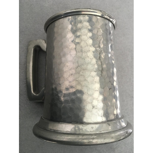 506 - 60/61 Manchester United v The Rest Players Tankard: Issued to Dave Gaskell for participating in the ... 