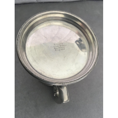 506 - 60/61 Manchester United v The Rest Players Tankard: Issued to Dave Gaskell for participating in the ... 