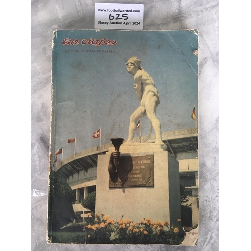 625 - 1962 Chile Football World Cup Visitors Book: Soft cover with around 200 pages helping visitors with ... 