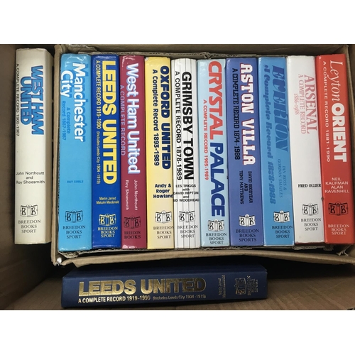 629 - Breedon Football Club History Books: 11 different in excellent condition with dust jackets. Includes... 