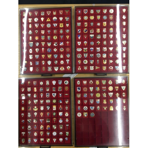 648 - European Football Club Metal Pin Badge Collection: Collected in England with many old letters which ... 