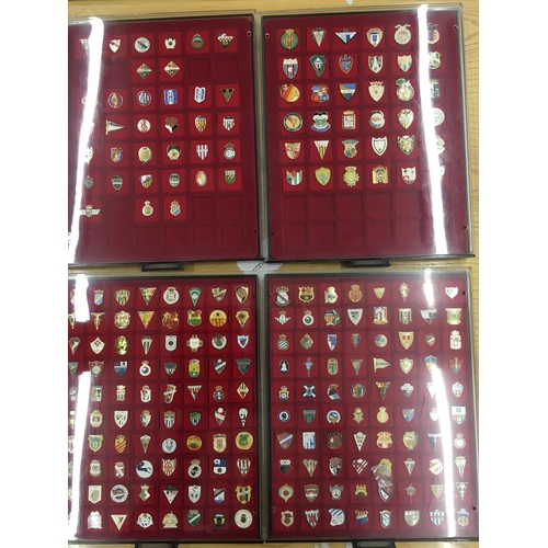 648 - European Football Club Metal Pin Badge Collection: Collected in England with many old letters which ... 