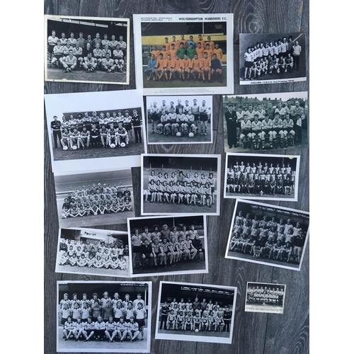 650 - Wolves Team Group Football Photos: Includes a creased press photo from the late 50s, Sporting Argus ... 