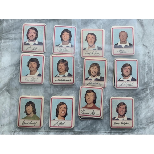 657 - Tennents 1974 Scotland Football Beer Mats: Complete set of 23 in excellent condition. (23)