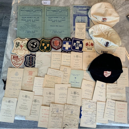 663 - England Amateur Football Players Pre War Memorabilia: Incredible collection too good to split up fol... 