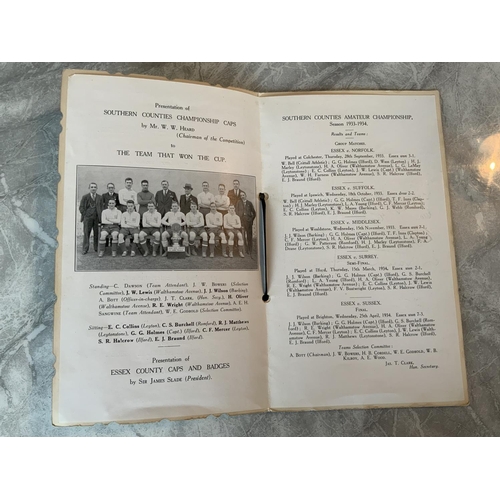 663 - England Amateur Football Players Pre War Memorabilia: Incredible collection too good to split up fol... 