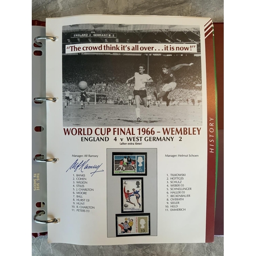 72 - England 1966 World Cup Football Autographs: From the genuine World Cup Collection in original folder... 