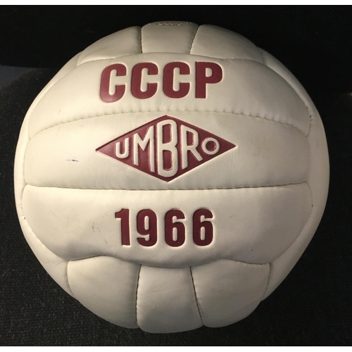 95 - Russia 1966 World Cup Official Football: Incredible original football we are told used by Russia for... 