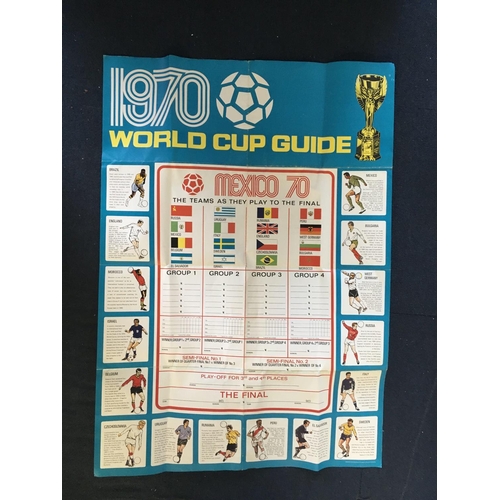 97 - 1966 World Cup Football Memorabilia: Includes magazines including one from Italy, tournament program... 