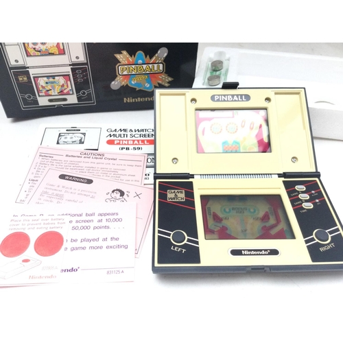 14 - A Boxed Nintendo Game And Watch Multi Screen Pinball Game.