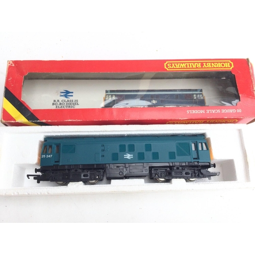 159 - 2 Boxed 00 Gauge Hornby Locos.a B.R Class 25 Bo-Bo Diesel Electric #R.068 and a B.R. Class A4 4-6-2 ... 