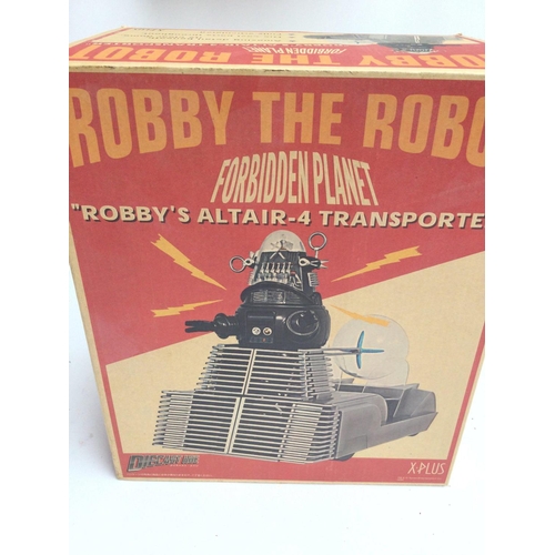 165 - A Boxed X-Plus Forbidden Planet Robby The Robot-Robby Altair-4 Transporter.