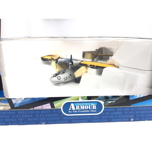 166 - A Boxed Franklin Mint Collection Armour PBY Catalina 1:48 Scale.