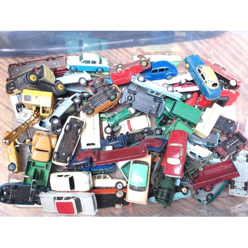 169 - A Box Containing Playworn Diecast. Including Dinky and Corgi.