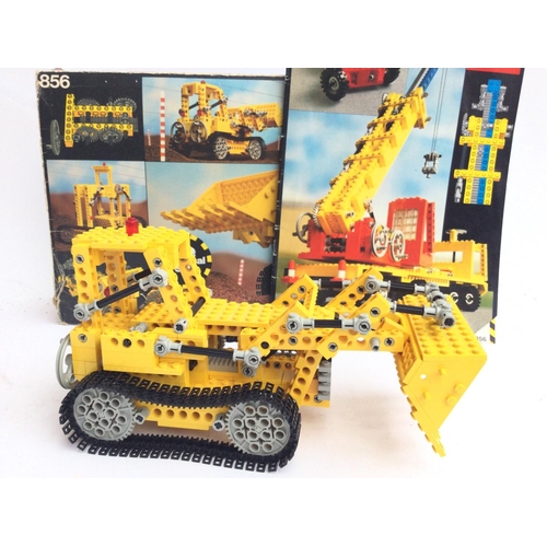 182 - A Boxed Lego Technic Bulldozer. #856. Has been Built.