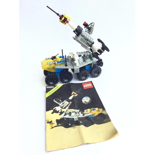 183 - A Built Lego Space Mobile Rocket Transport #6950.