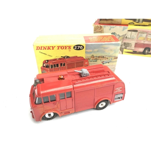 2 - 4 X Boxed Dinky Toys. A Austin Para-Moke #601. A Refuse Wagon #978. A Airport Fire Tender #276 and a... 