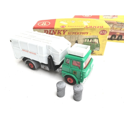 2 - 4 X Boxed Dinky Toys. A Austin Para-Moke #601. A Refuse Wagon #978. A Airport Fire Tender #276 and a... 