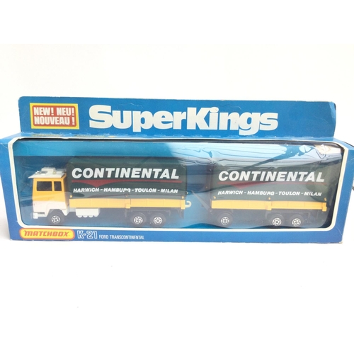 26 - A Boxed Matchbox Ford Transcontinental Lorry #K-21.