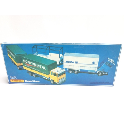 26 - A Boxed Matchbox Ford Transcontinental Lorry #K-21.