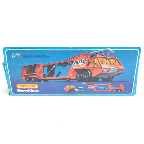 27 - A Boxed Matchbox Car Transporter # K-10.