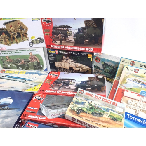 51 - A Collection of Boxed Model Kits including Airfix. Revell etc. No Reserve.