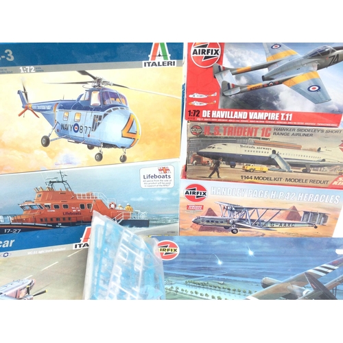 52 - A Collection of Boxed Model Kits Including Tamiya. italeri. Airfix.