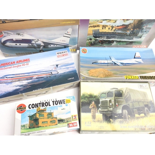 57 - A Collection of Various Model Kits Including Airfix. Minicraft. IBG.