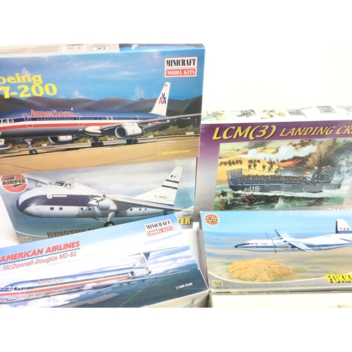 57 - A Collection of Various Model Kits Including Airfix. Minicraft. IBG.