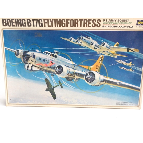 58 - A Box Containing a Collection of various Model Kits including Airfix. Hasegawa. Matchbox.