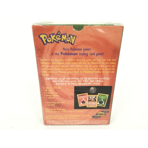 6 - A Boxed And Sealed Pokemon Brushfire Theme Deck.