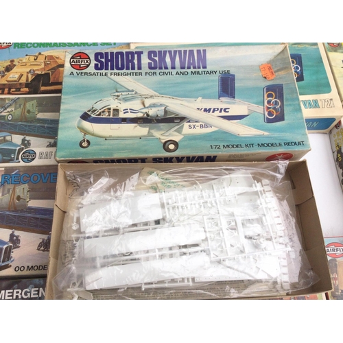 60 - A Cole of Various Airfix Model Kits. No Reserve.