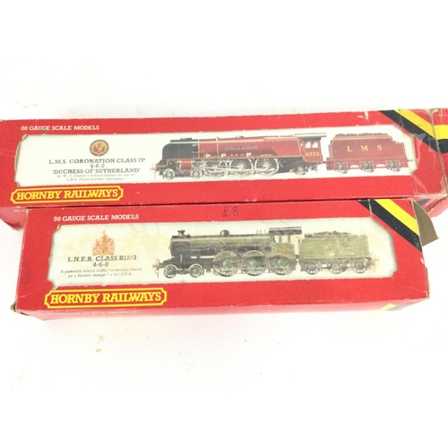 696 - A Boxed Hornsby 00 Gauge Duchess of Sutherland and a L.N.E.R. Class B/12 4-6-0.