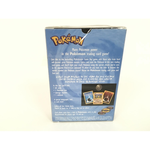 8 - A Boxed And Sealed Pokemon Blackout Theme Deck.