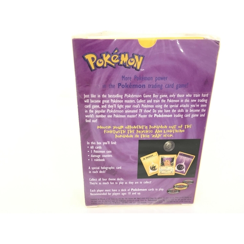 9 - A Boxed and Sealed Pokemon Zap Theme Deck.