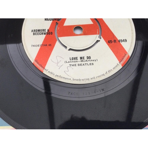 1 - A rare and genuine UK 1962 demonstration single of The Beatles' debut 7inch single. One of only 250 ... 