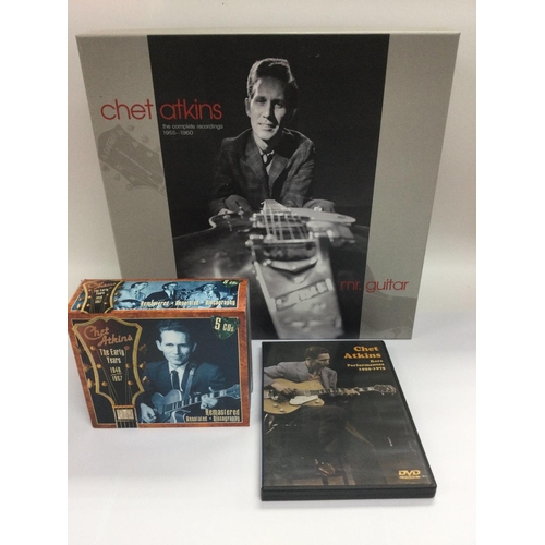 104 - A Chet Atkins 'Complete recordings 1955-1960' 4CD box set and one other plus a DVD 'Rare Performance... 