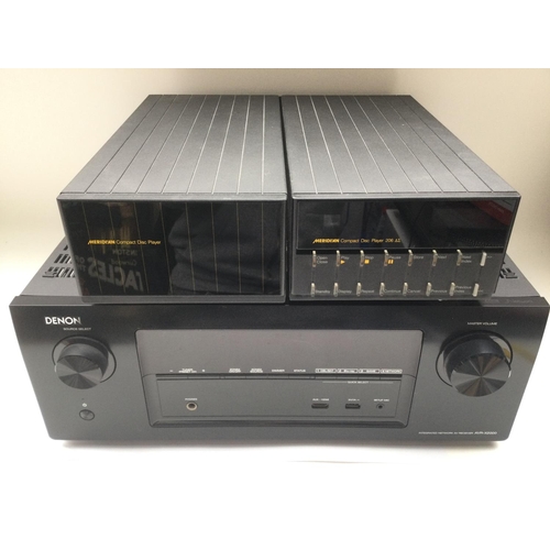 1119 - A Denon AVR-X2000 integrated network AV receiver and a Meridian 206 CD player (2).