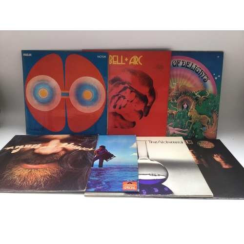 119 - Fifteen rock and prog rock LPs by various artists including Home, P.C. Kent, Henry Gross and others.