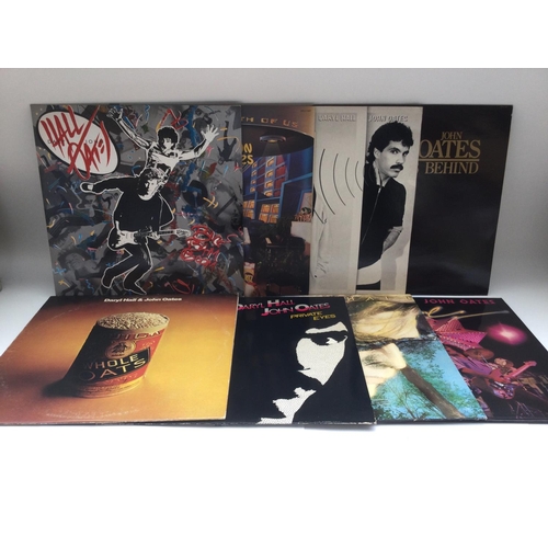 126 - Sixteen Hall & Oates LPs including 'Abandoned luncheonette', 'H2O', 'Beauty On A Back Street' and ot... 