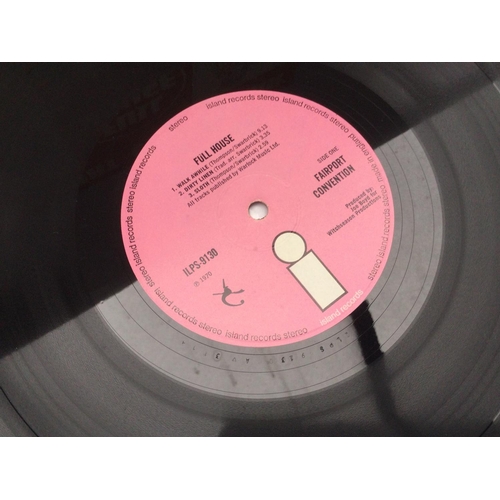 163 - Two first UK pressings of Fairport Convention LPs comprising 'Liege & Lief' and 'Full House'. Both E... 