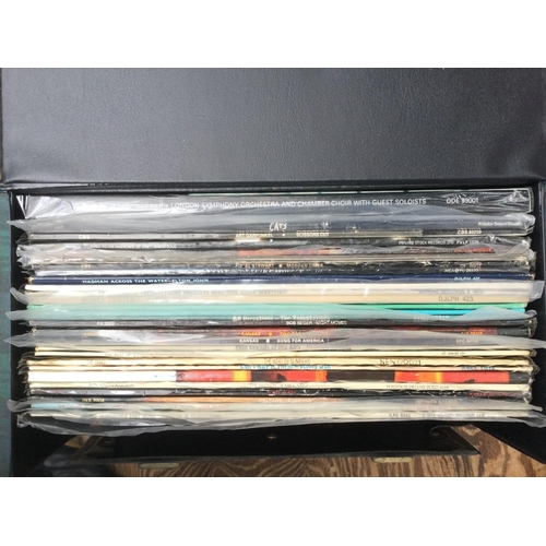 170 - A record case of LPs by various artists including The Who, Quicksilver Messenger Service, Elton John... 