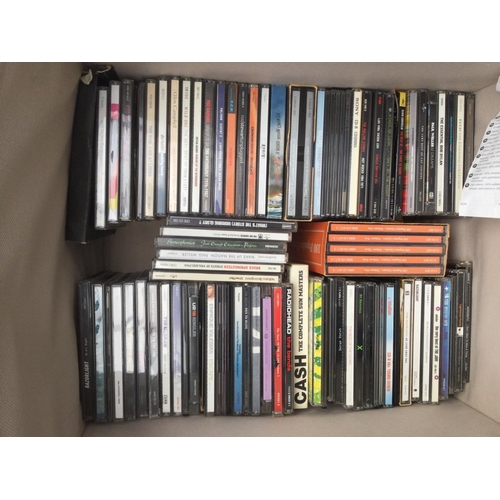 171 - A box of CDs by various artists including Oasis, Radiohead, David Bowie, Jimi Hendrix and many more.