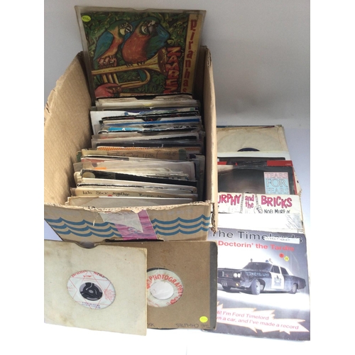 177 - A collection of 7inch singles from the 1960s onwards.