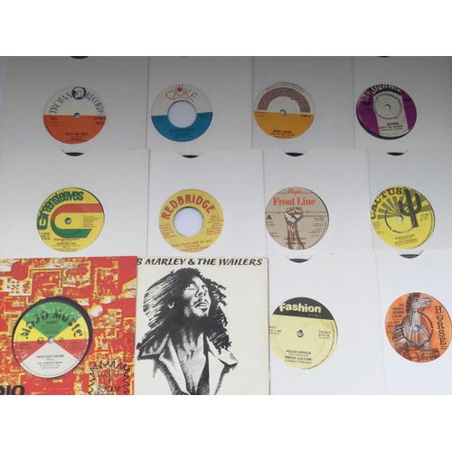 241 - A collection of reggae and soul 7inch singles by various artists including Bob Marley, Lee Scratch P... 