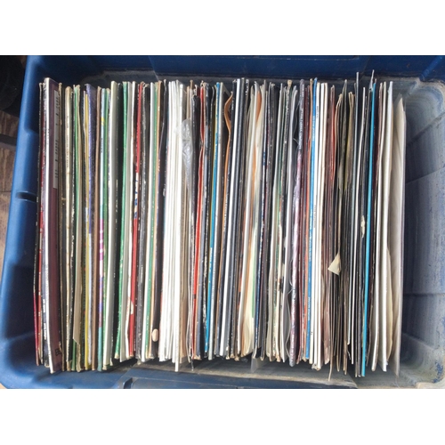 276 - A box of mainly dance 12inch singles and LPs including limited editions, white labels and coloured v... 